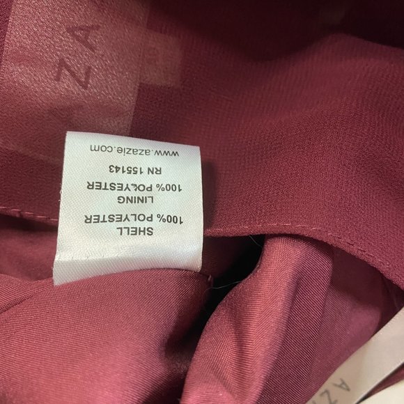 ๐Azazie High Neckline Chiffon Prom -Party Dress - Picture 13 of 16